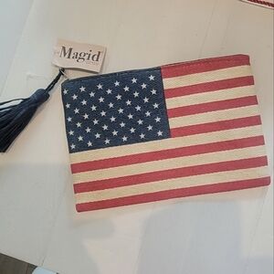 Magid American Flag Clutch